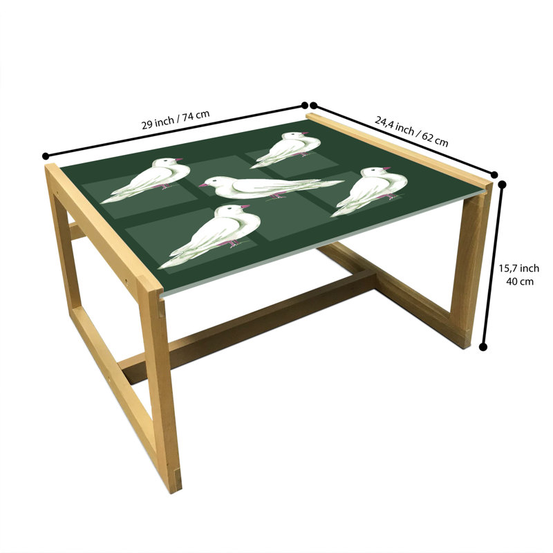 Jalexy Sled Coffee Table, 40cm H x 74cm W x 62cm D