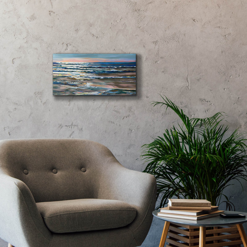 «Shimmer» par Jeanette Vertentes, art mural sur toile, H 12 po x l 24 po x P 0,75 po