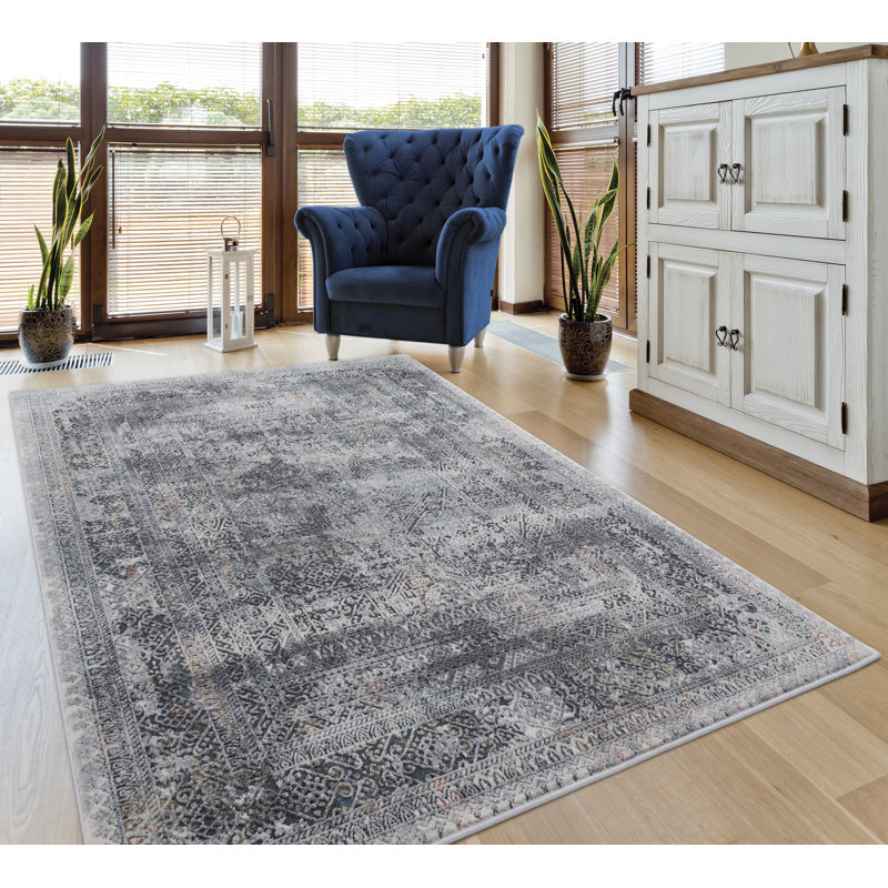 Beoll Oriental Indoor Rug, Rectangle 1'11" X 3'