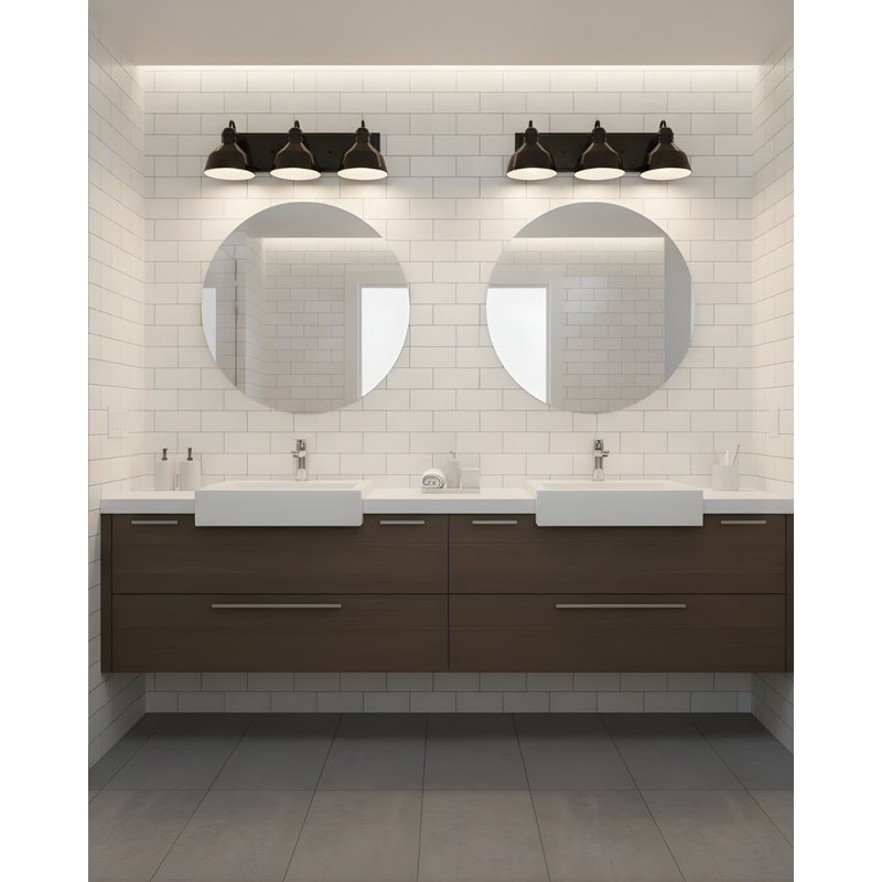 Hachiro Dimmable Vanity Light, 3, Black