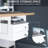 Vivo Under Desk Lockable Pull Out Storage Drawers