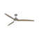 Artiste 72"  3 - Blade Outdoor LED Propeller Ceiling Fan with Wall Control and Light Kit Included