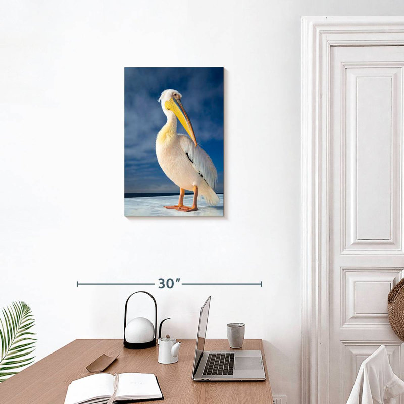 Brampt Shy Pelican, 24" H x 16" W