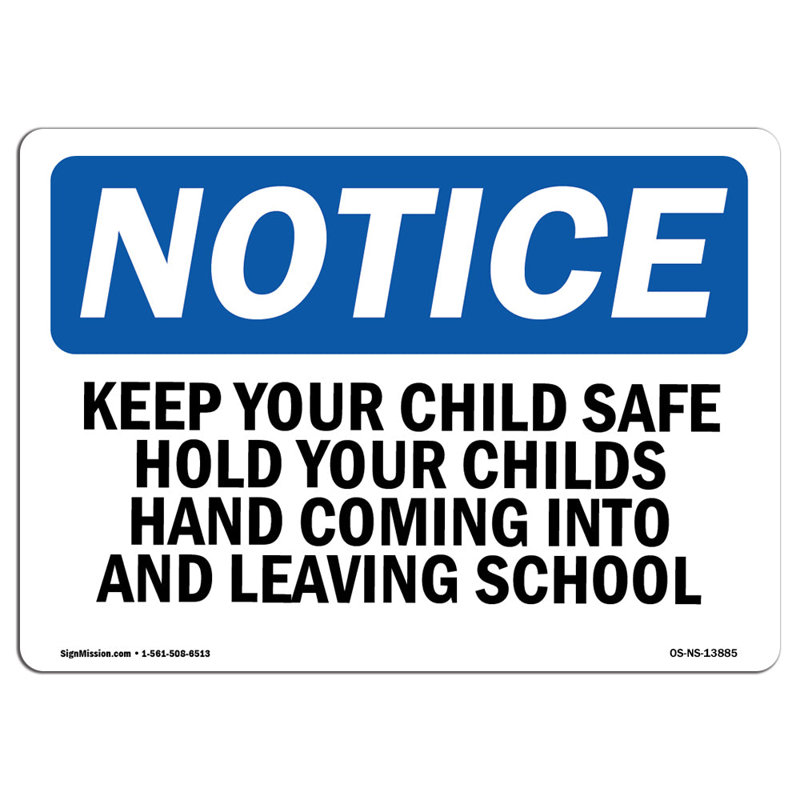 «Keep Your Child Safe», signe de la main de votre enfant