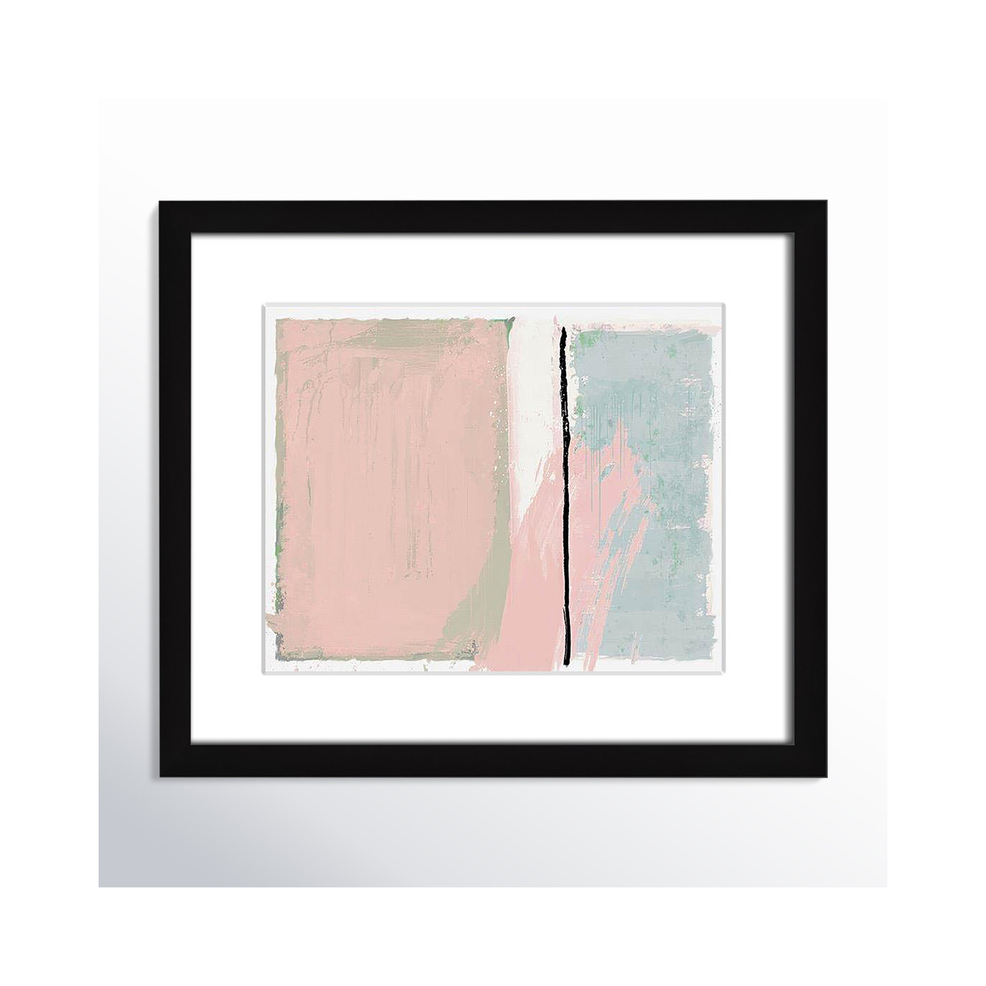 Pastel Opulance by Casa Fine Arts, Black Box Picture Framed, White, 13" H x 15" W x 1.25" D