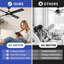 Basilio 52" Large Indoor Ceiling Fan with LED Lights and 4 Blades-1726510679