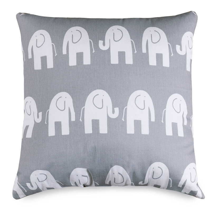 Coussin Ellie, 20 po X 20 po, Gris