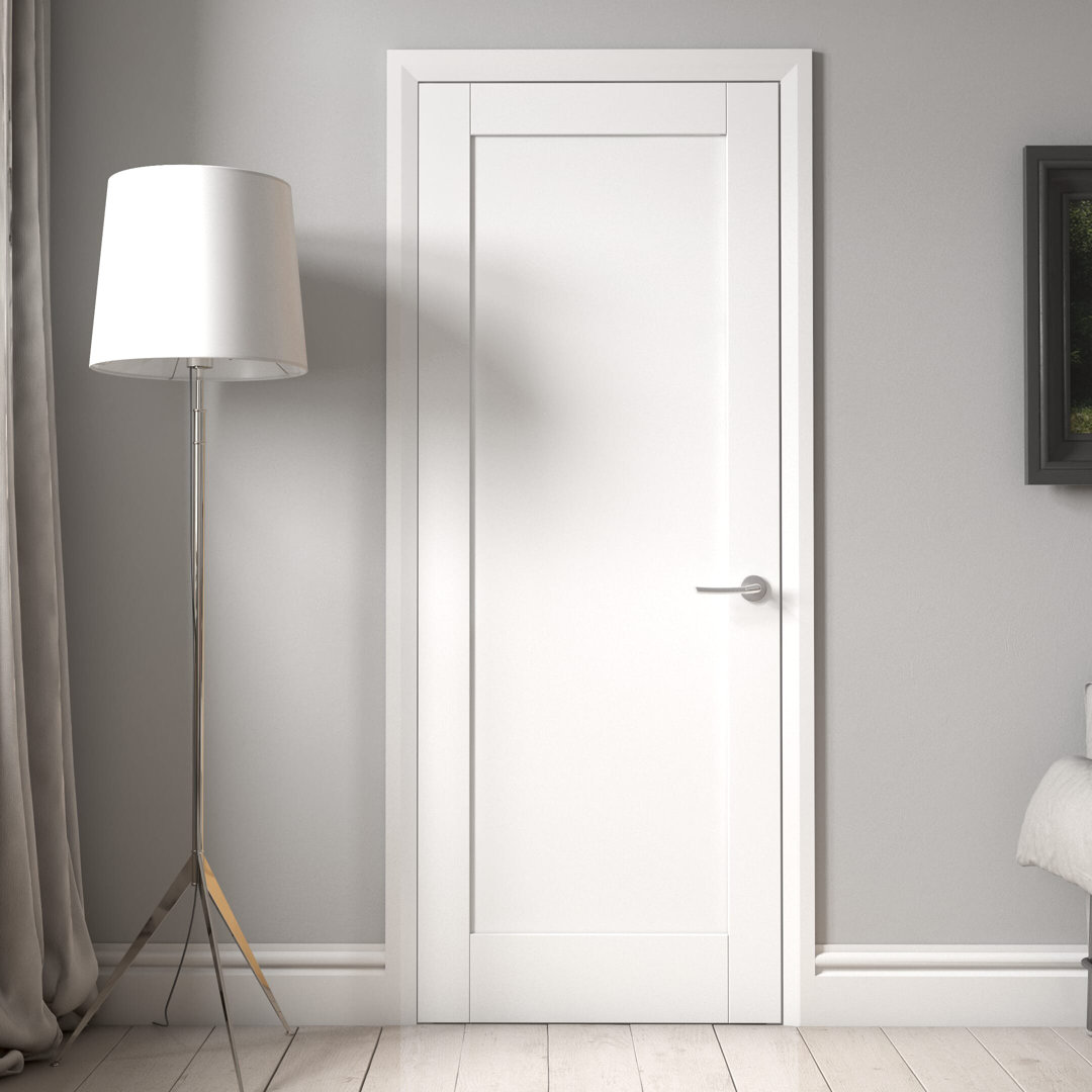 Green & Taylor Shaker 1 Panel Internal Door - White - 1981 x 838mm - Image 3