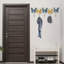 Crochet mural en métal peint à la main, 23,4 po x 9,1 po | 100% acier durable, épaisseur: 0,03 pouce | Décoration élégante et fonctionnelle, parfaite pour le vestibule, la cuisine ou l'organisation de la salle de bain