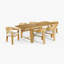 Chaise en chêne clair Yago