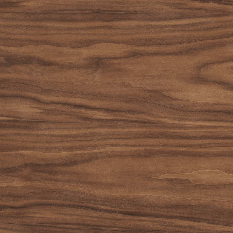 Simplistic Modern 75" Walnut Wood Oval Dining Table