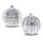 Dots and Stripes Ornament Ice Cube Tray