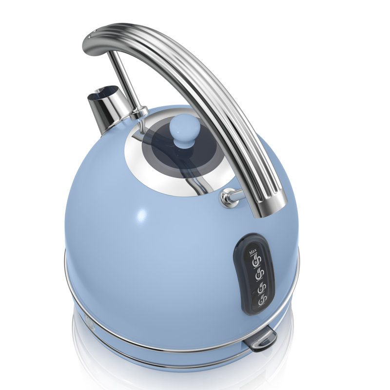 Bouilloire Swan Retro Dome - 1,7 L - noir, Bleu