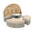 Light Coffee Cushion/Grey Frame est en rupture de stock