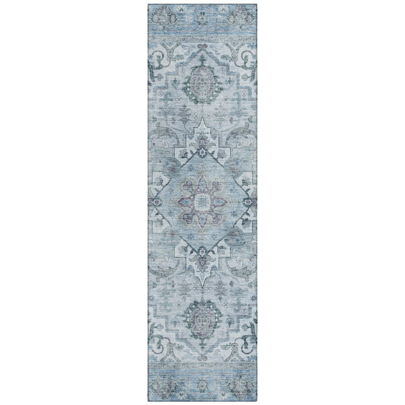 Machine Washable Indoor/Outdoor Oden ACN2164 Global Rug, Rectangle 1'8" x 2'6"