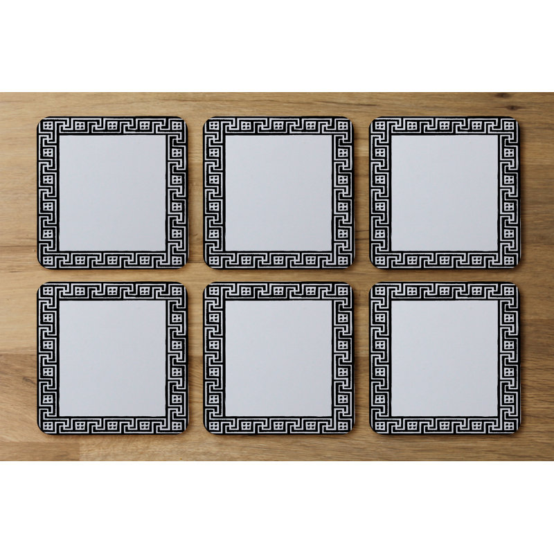 Square 6 Piece Coaster Set