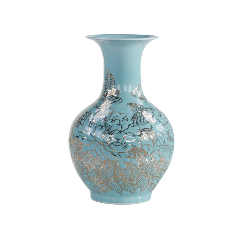 Vase turquoise