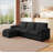 Cloud Couch Sectional For Living Room L Shaped Couch Modular Sectional Sofa Chenille Fabric For Apartment-1137532802