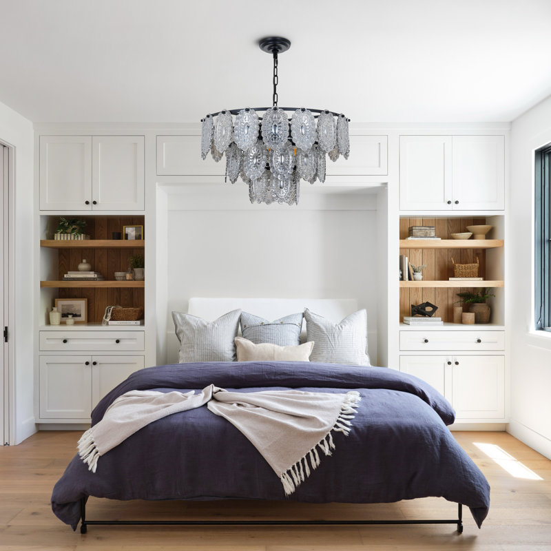 Aust 8 - Light Dimmable Tiered Chandelier