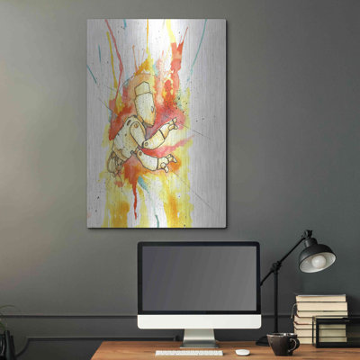 «Nimbus Bot» par Craig Snodgrass, art mural en métal