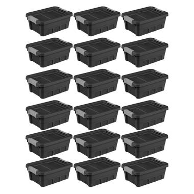 Sterilite Convenient Home 3-Tiered Stacking Carry Storage Box