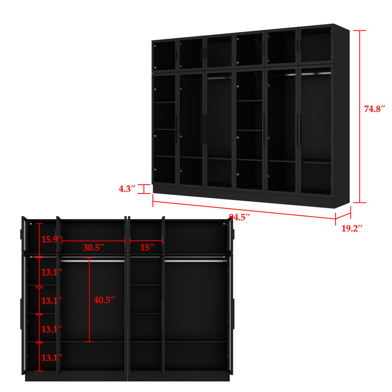 Pritt 94.5'' Armoire