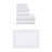 Buariki Collection 100% Soft Cotton Bath Towel Set & 1 Pc Bath Rug, Reversible-102443077-127851102