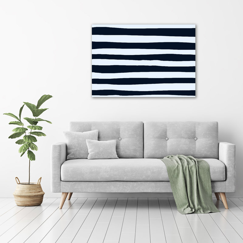 Striped Background - Wrapped Canvas Print