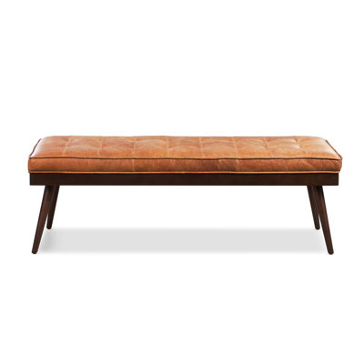 Banc en cuir véritable italien Luca