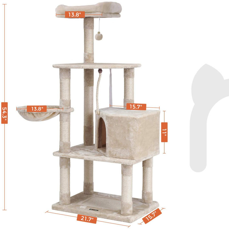 Gryffin 54.3'' H Cat Tree