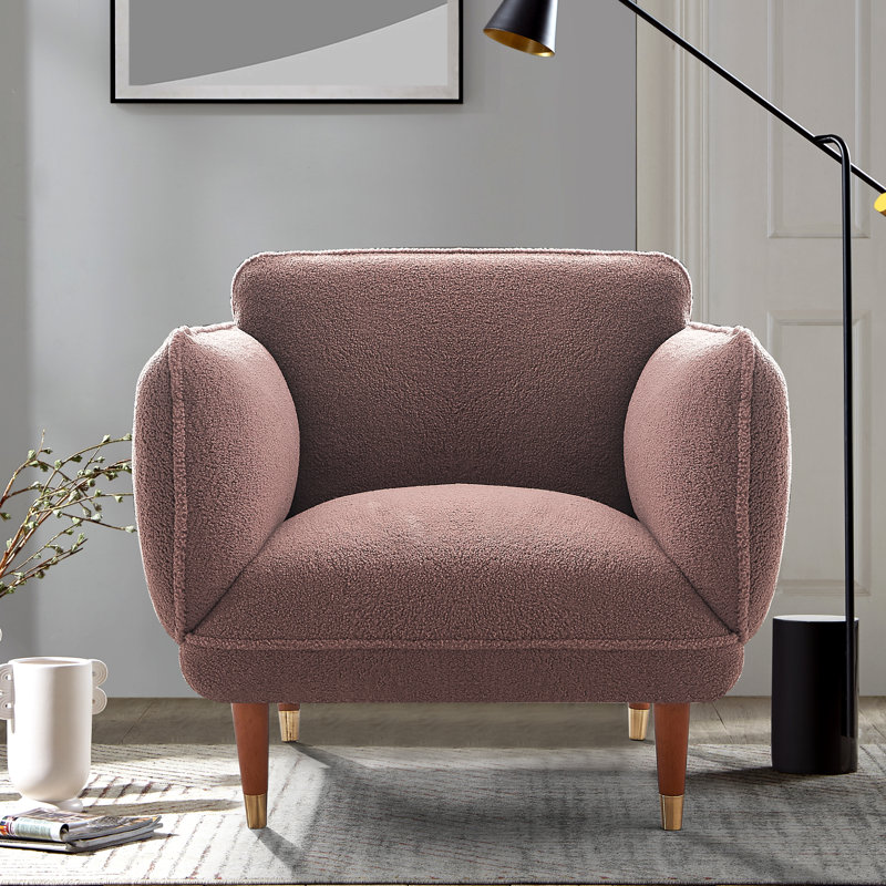 Mineta 33,86 po de large, Boucle rose foncé