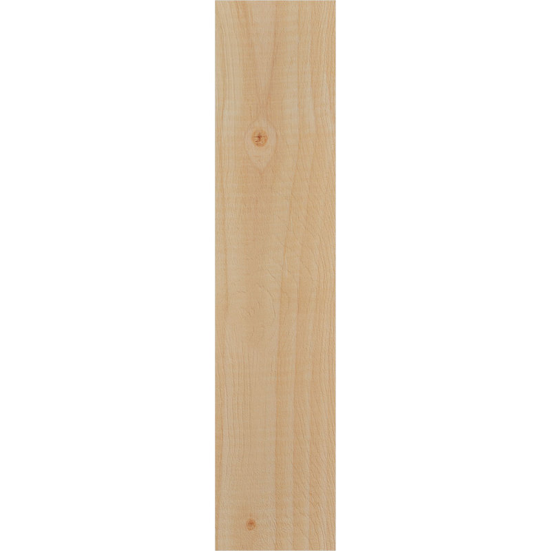 Corbeau méditerranéen, H 16 po x l 3,5 po x P 8 po, Sapin de Douglas, Lisse