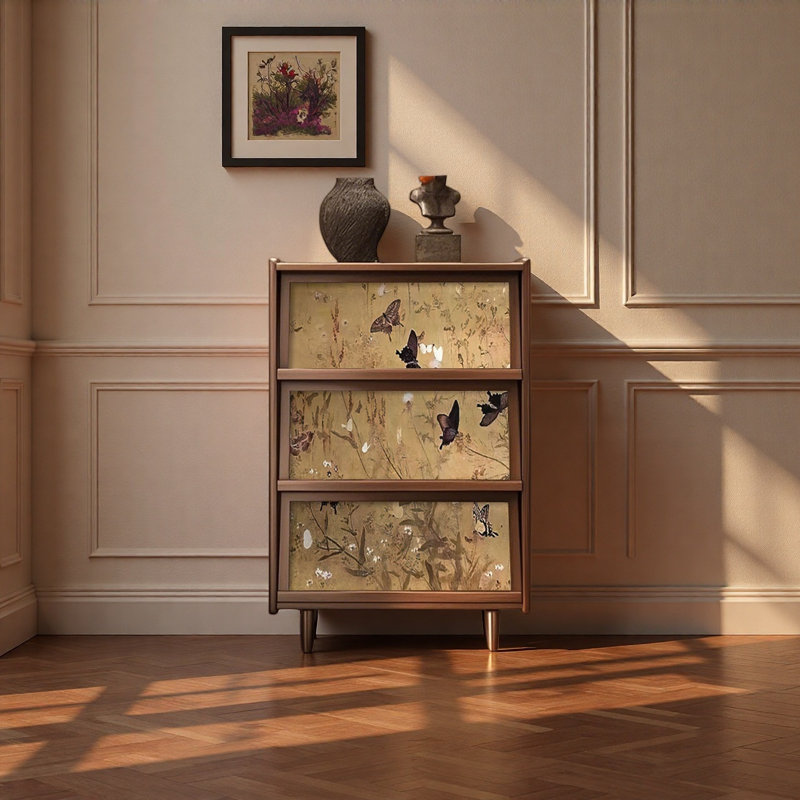 Armoire de rangement pour chambre à coucher et armoire décorative