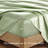 Satin Sage 100% Satin Luxury Wrinkle Resistant 6-Piece Queen Sheet Set-111014610-111014597