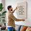 Four Fish Study Japandi - Wrapped Canvas-980701329-980701342