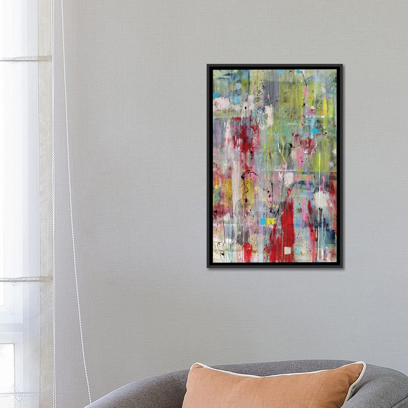 Jason Forcier - reproduction sur toile, H 26 po x l 18 po x P 1,5 po, Toile avec cadre noir, Pas de tapis