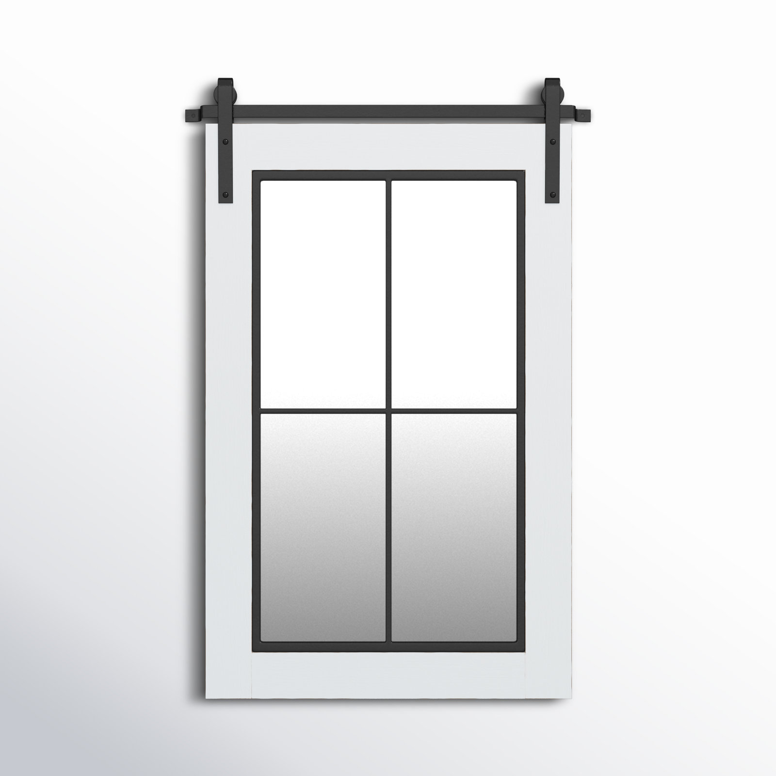 Enora 22" Accent Mirror, White, 37" x 22"