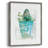 Summer Cactus Framed Print - Solid Wood-1803802219