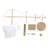 19.69''W*35.43''H  4-Tier Flower Stand