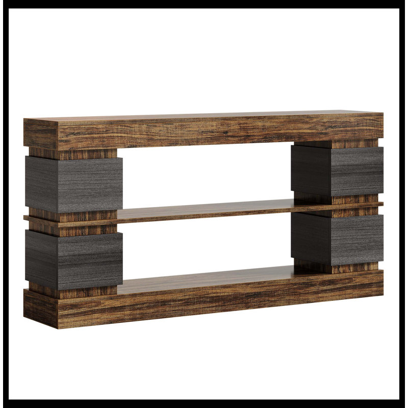 Table console 63 po, canapé de ferme à 3 niveaux
