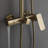 Wall-Mounted Three-Function Bathroom Shower Head Set