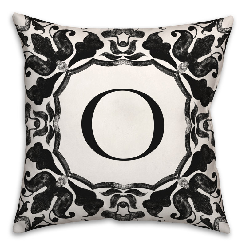  Housse et insert de coussin carré extérieur P Monogram, O