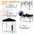 6x4 Canopy Tent, Heavy Duty Pop up Canopy with Carry Bag-123243874