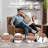 47.24" Wide Tufted Back 2-Seater Accent Chair With High-Density Foam Cushion Premium Linen/Suede Loveseat Sofa For Small Spaces-1798925455