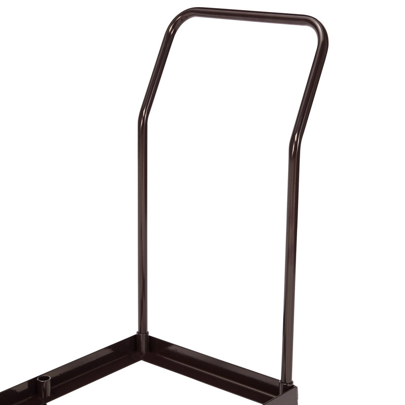 Steel Frame Brown 6-Wheel Flat Dolly