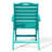 Laguna 7-Piece Rectangular Table Folding Highback Chair Dining Set-110479923