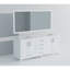 Meuble-lavabo double l 80 po x P 22 po, comptoir en marbre de Carrare et miroir de 30 po-1494496210