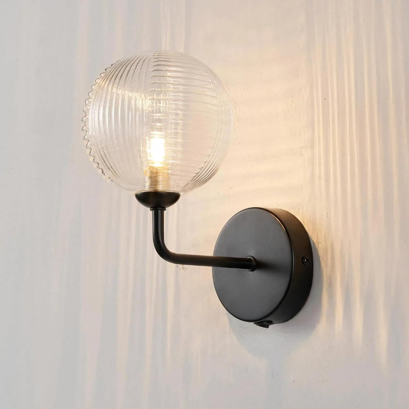 Armed Sconce, Matte Black