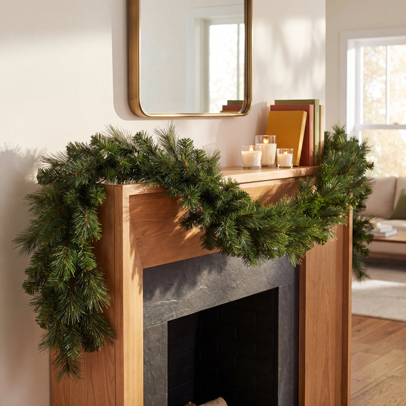 108" Pine Christmas Garland