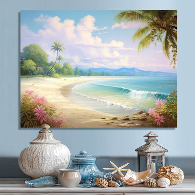Rourke - plage et océan, art mural